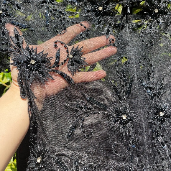 Unique Vintage, gothic maxi formal
dress - Picture 4 of 8